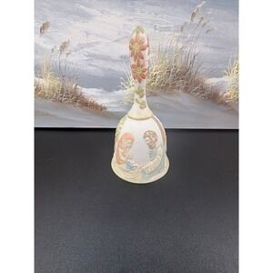 Vintage 1982 Lefton China Christopher Collection Nativity Bell Hand Painted